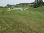 View into the green on the seventh from 150 yards away (50kb)